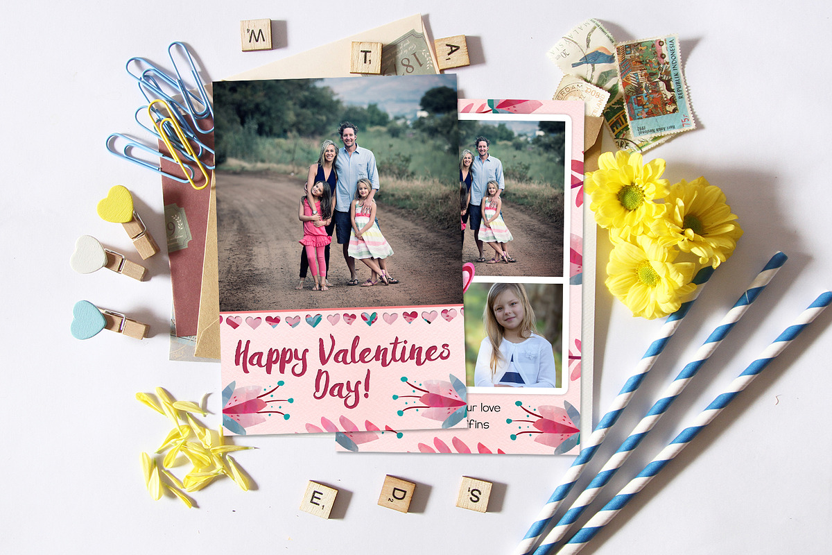 Valentine's Card | Floral Bloom, a Card Template by Sleeklens (Photo 2 of 3)
