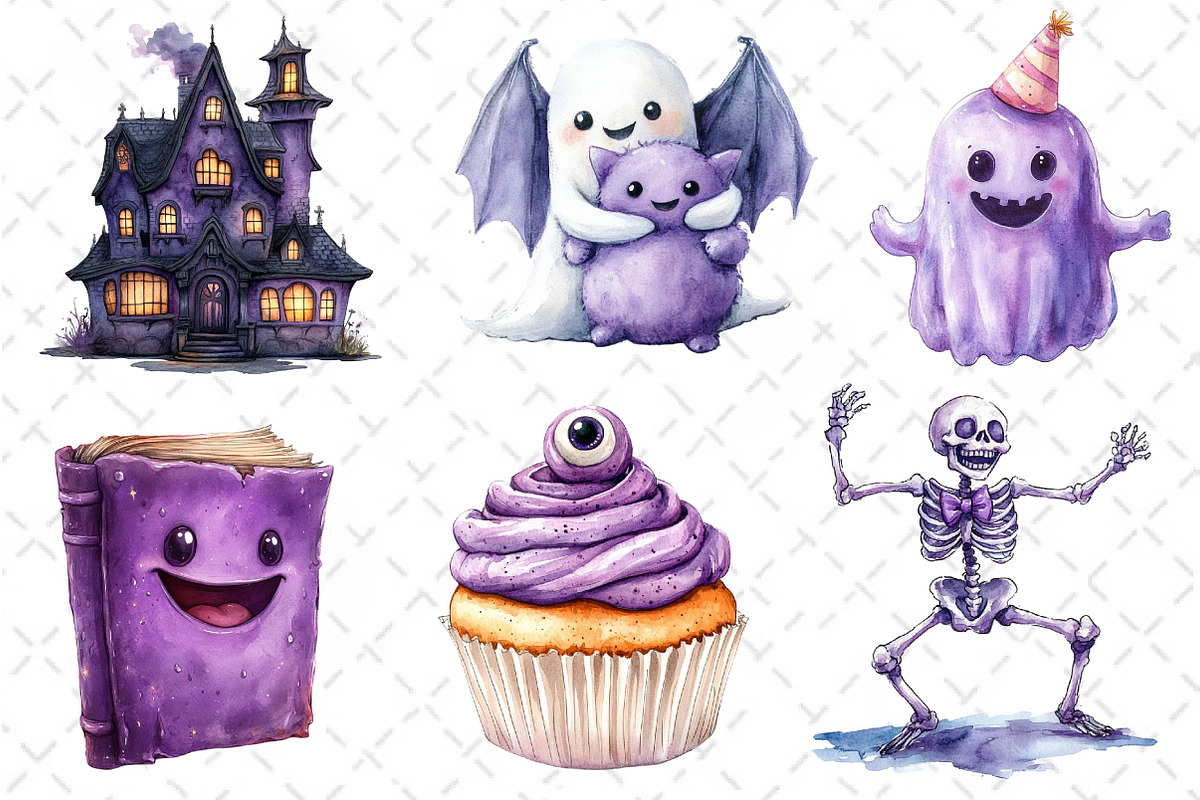 Happy Halloween Clipart PNG, an Illustration by Dream Creation (Photo 4 of 6)