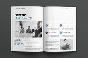 Company Profile Layout Design