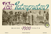 Bayanaka, a Script Font by Damelev (Thumbnail 3 of 9)