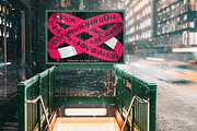 Ultimate subway NYC mockup bundle, a Print Template by As Good As Possible (Thumbnail 11 of 21)