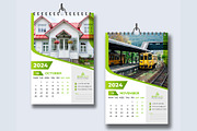 12-page wall calendar 2024, a Templates & Theme by pixelcreatx (Thumbnail 6 of 7)