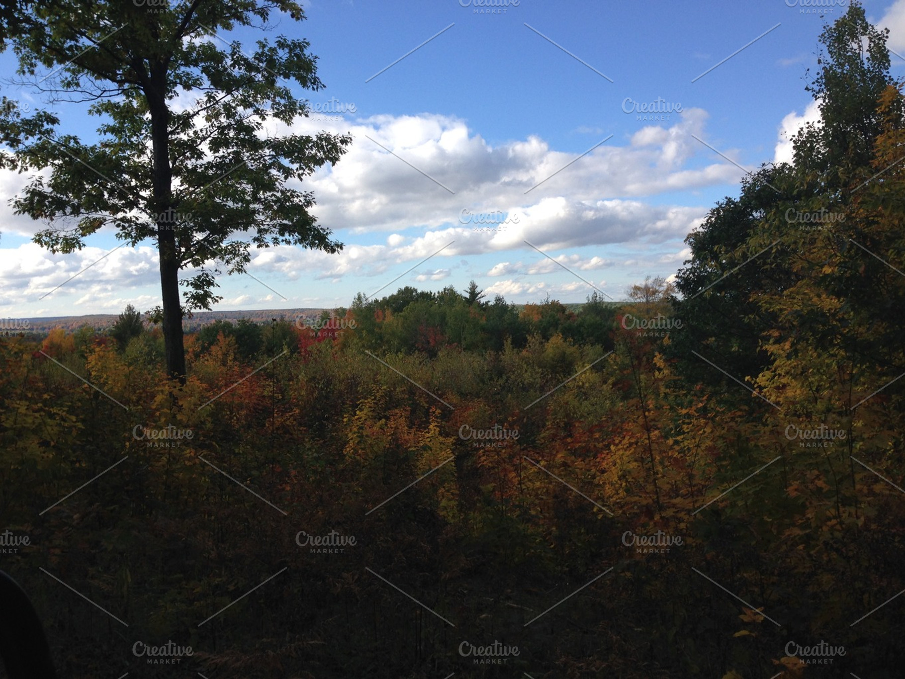Fall day over Northern Michigan, a Nature Photo by alchemyphoto