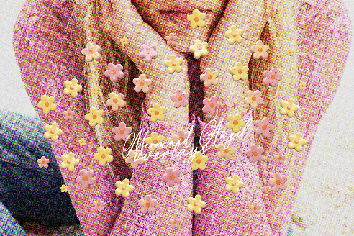 100+ Mermaid Angel Overlays, a Texture Graphic by Lilithcollageart (Photo 4 of 19)