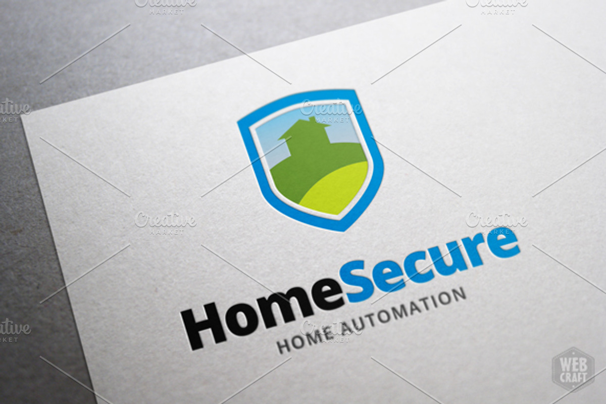 Home Secure Logo Template, a Branding & Logo Template by WebCraft (Photo 2 of 4)