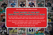 1990's Pro Football Cards PACK A, a Card Template by Chris Weibring (Thumbnail 2 of 11)