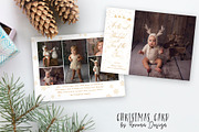Christmas Card Template, a Card Template by Rovena Design (Thumbnail 1 of 2)
