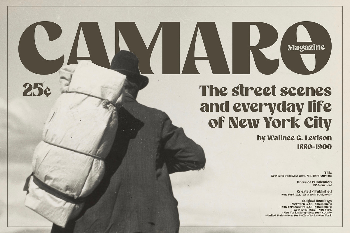 Camera Obscura - Classy Type, a Serif Font by ikiiko (Photo 5 of 7)