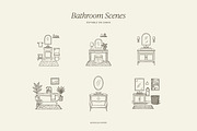 INTERIOR DESIGNER line art clipart, an Object Illustration by Crocus Paperi (Thumbnail 9 of 13)