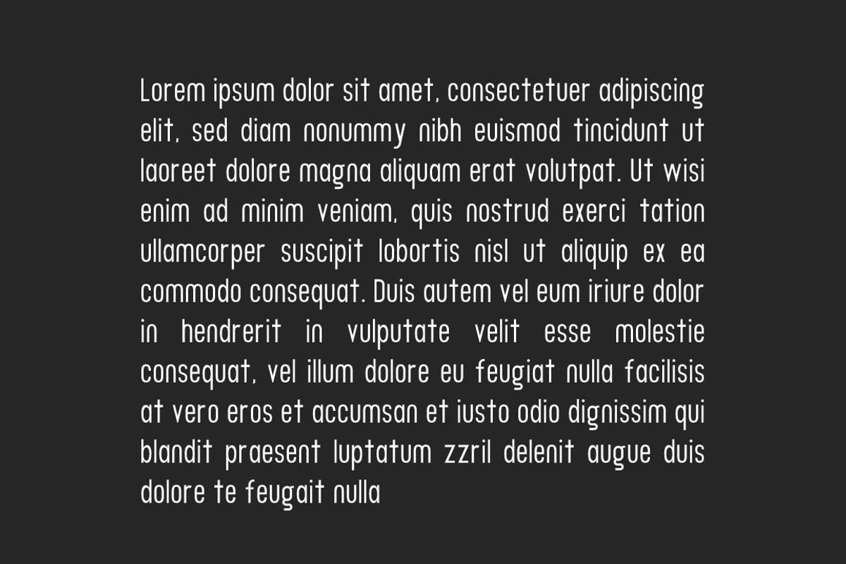Augustine -Condensed Sans Serif Font preview 7