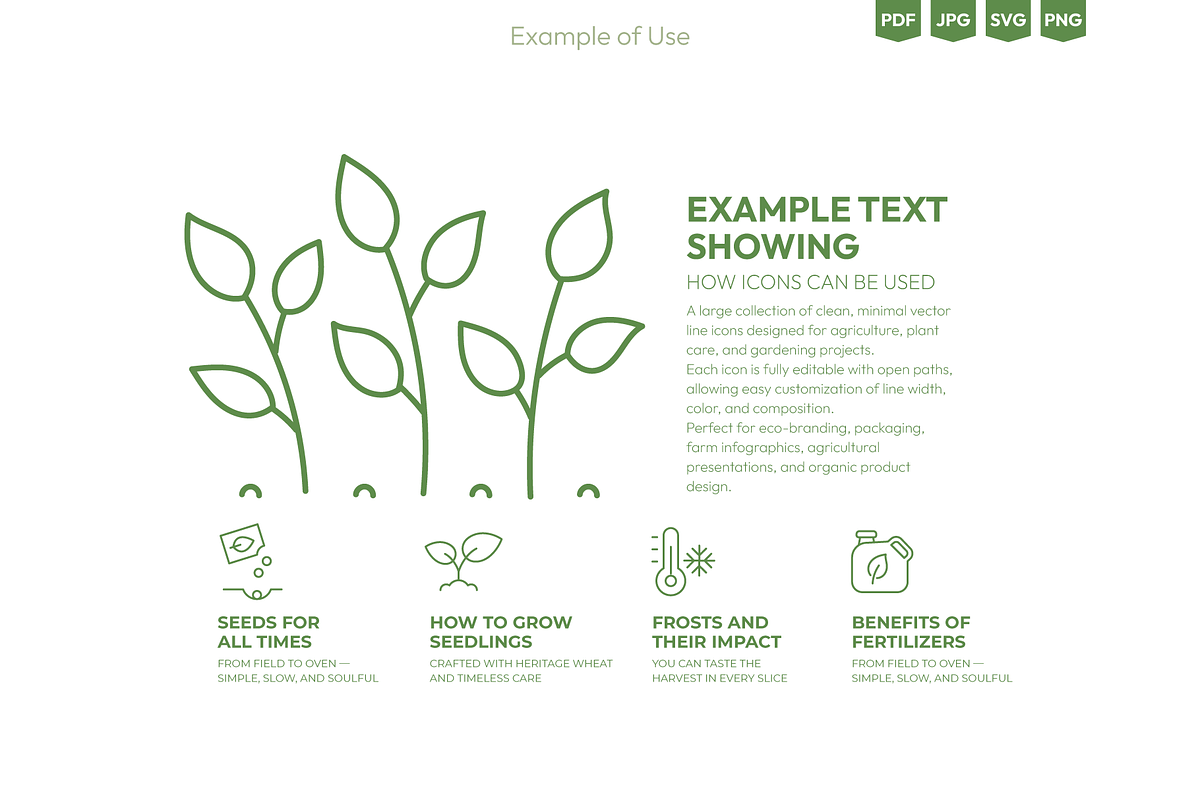 Agriculture & Farming Line Icons Set, an Outline Icon by Ilia Design (Photo 8 of 10)