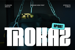 Trokaz - Bold Sport Display Font