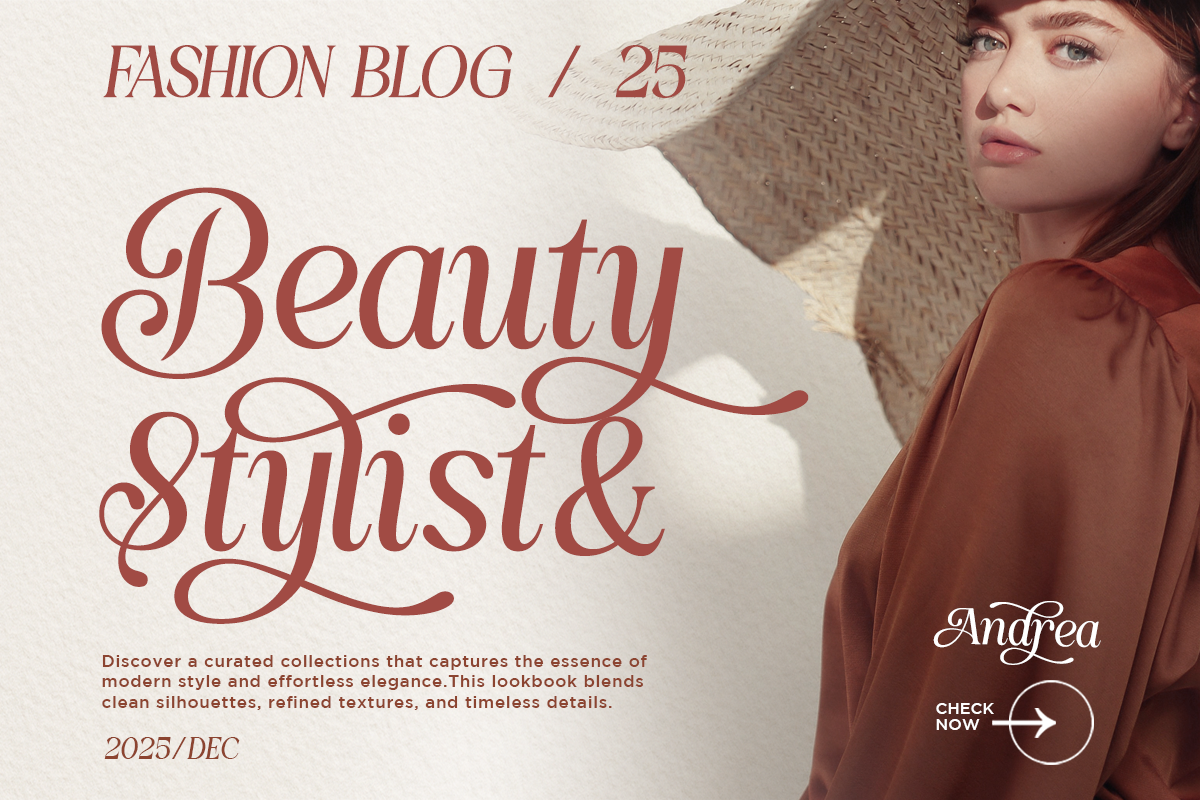 Timeline - Beauty Italic Serif Font, a Serif Font by Say Studio (Photo 4 of 10)