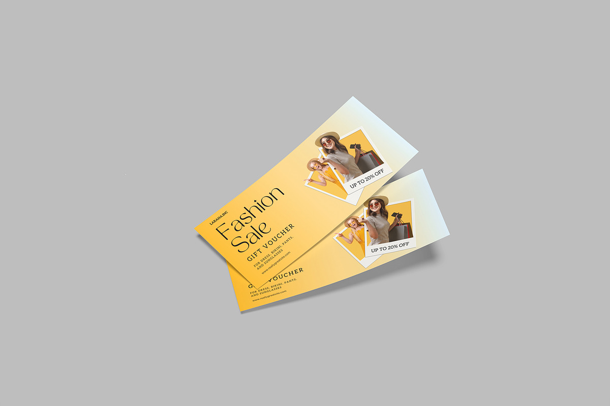 Gift Voucher Mockup, a Print Template by rizalamora (Photo 6 of 12)