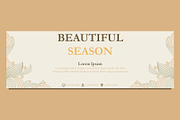 Abstract Floral Banner Template, a Marketing Template by sekitarief (Thumbnail 1 of 3)