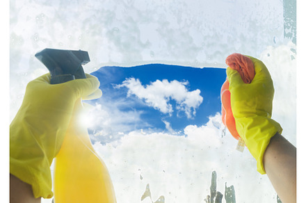 Spring cleaning concept stock photo containing cleaning and spring, a Person Photo by Neirfy
