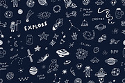 Doodle Space, a Pattern Graphic by GooseFrol (Thumbnail 5 of 6)