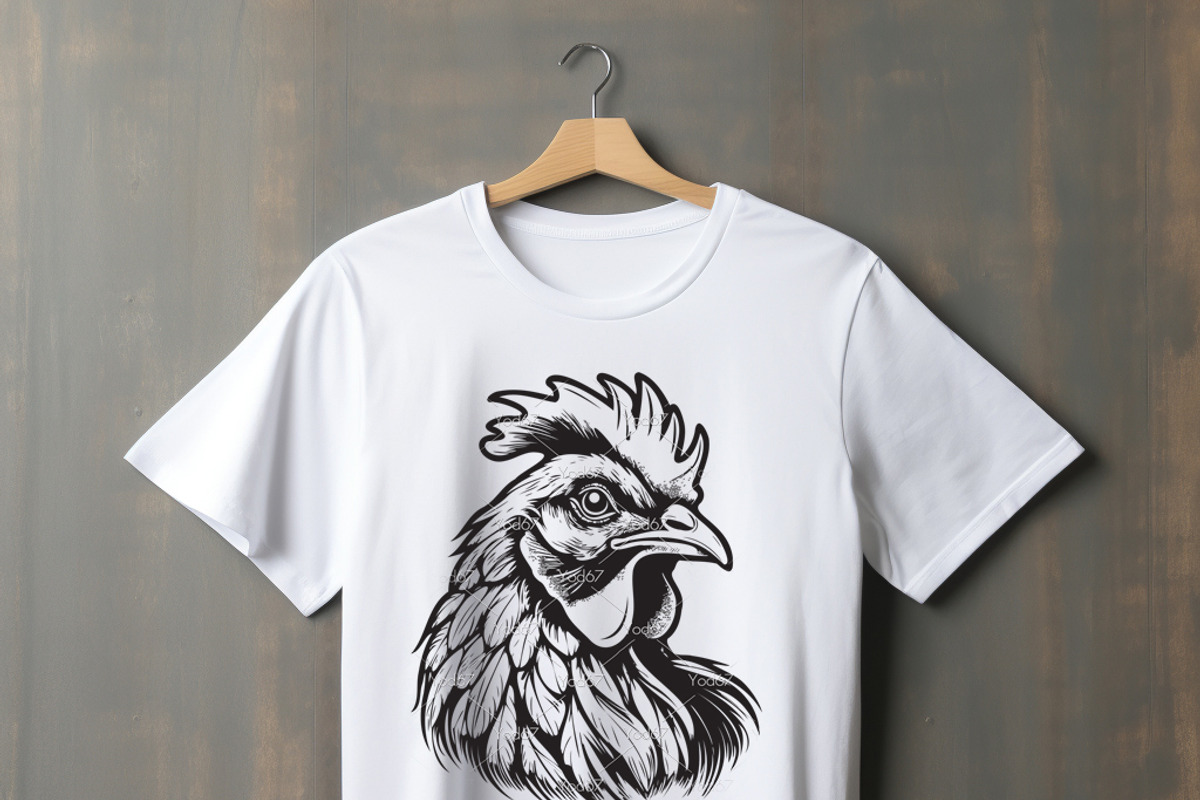 Vector of chicken head design., an Animal Illustration by yod67 (Photo 3 of 6)