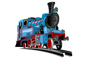 Vector Cartoon Train