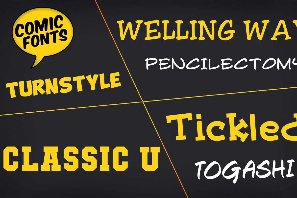 Comic Fonts preview 4
