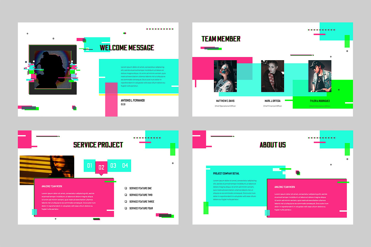 Glither - Presentation Template, a Presentation Template by TMint Creative