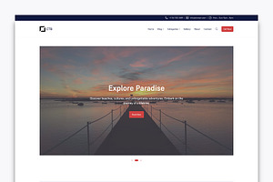 Cabin Travel Blog WordPress Theme, a WordPress Template by DesignOrbital