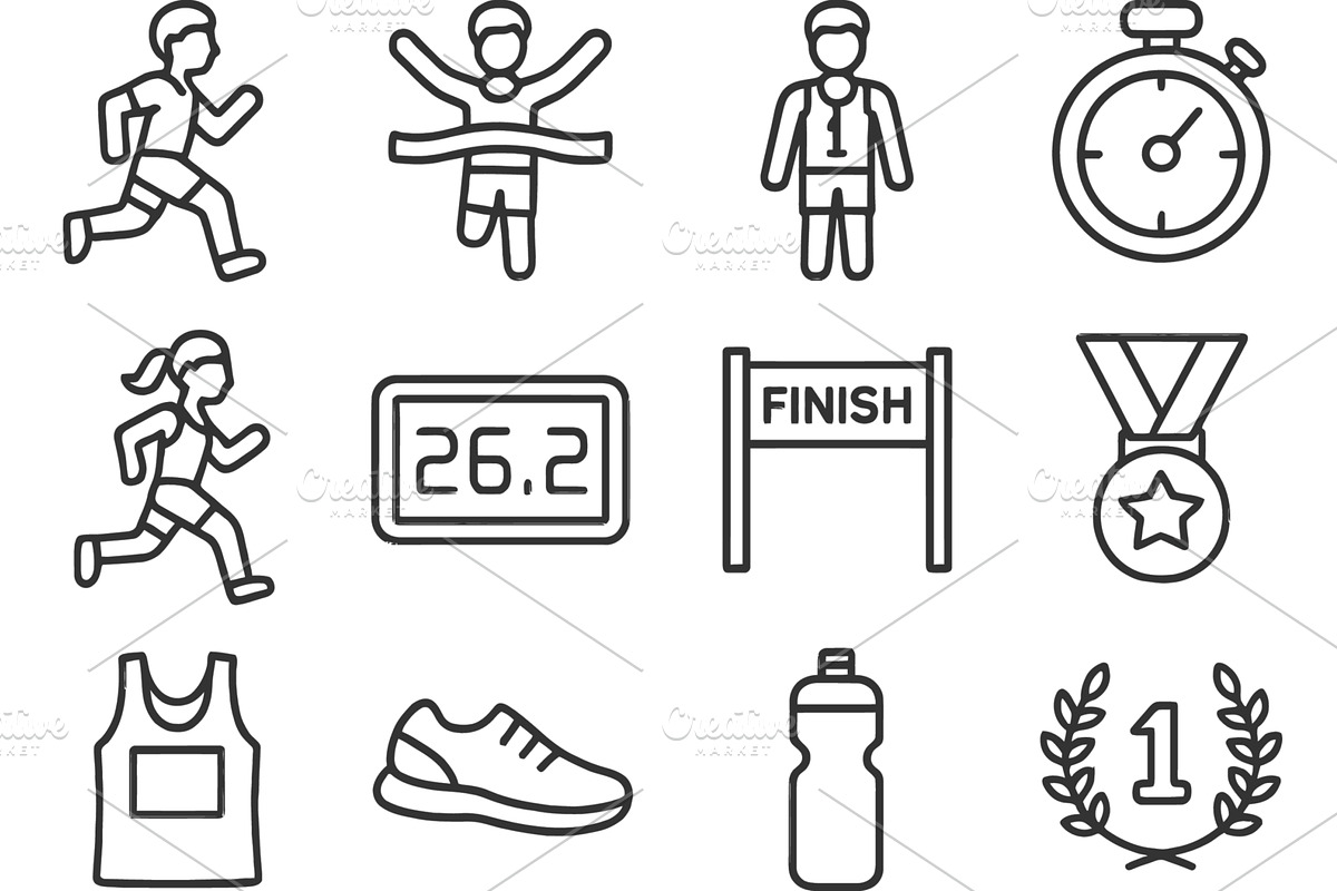 Vector illustration of running, a Sport Illustration by ZinetroN