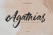 Agathias, a Script Font by Cepeye (Thumbnail 1 of 11)