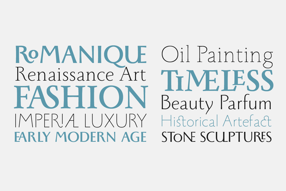 Monterchi - 50 fonts preview 3