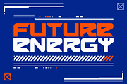 Ariovex - Futuristic Display Font, a Sans Serif Font by figuree studio (Thumbnail 5 of 8)