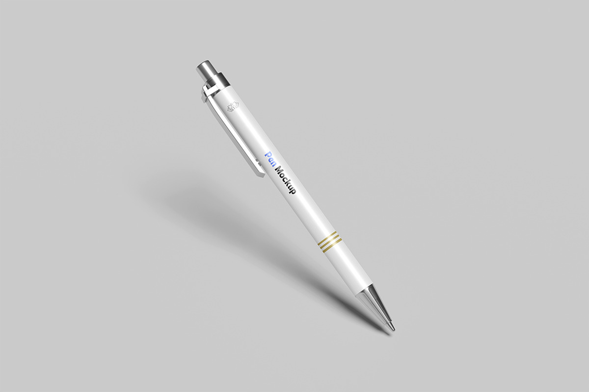 Ballpoint Pen Mockup, a Pens & Pencil Mockup by SimpangGraphics (Photo 7 of 8)
