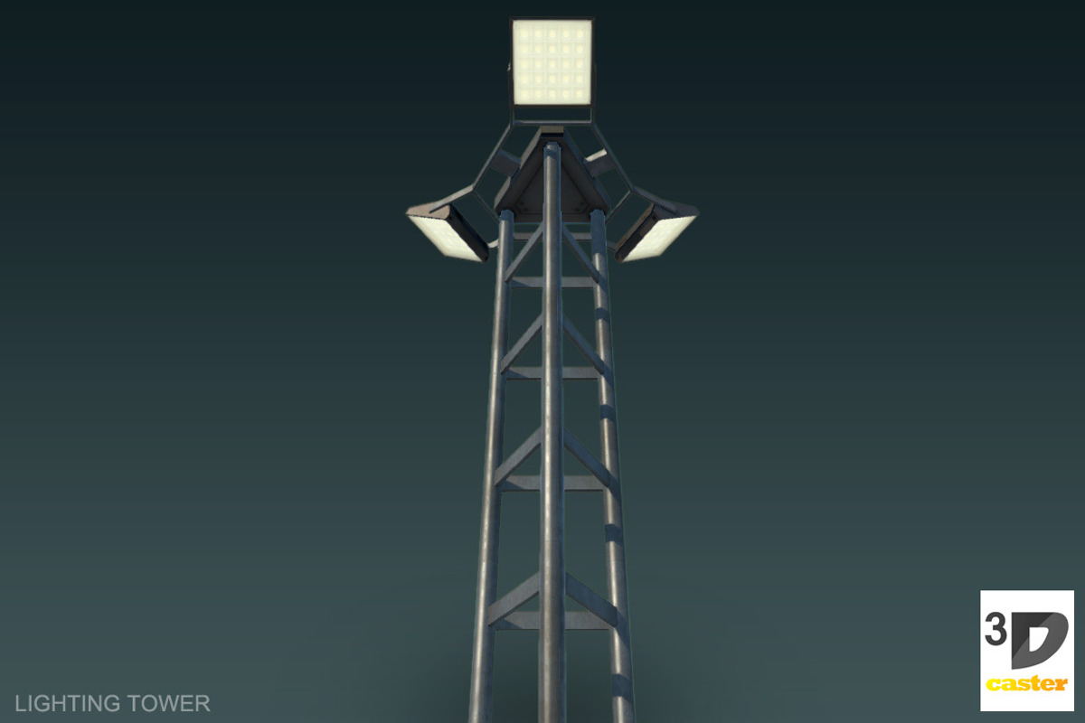 Lighting Tower, an Object 3D Model by 3DCaster (Photo 6 of 6)