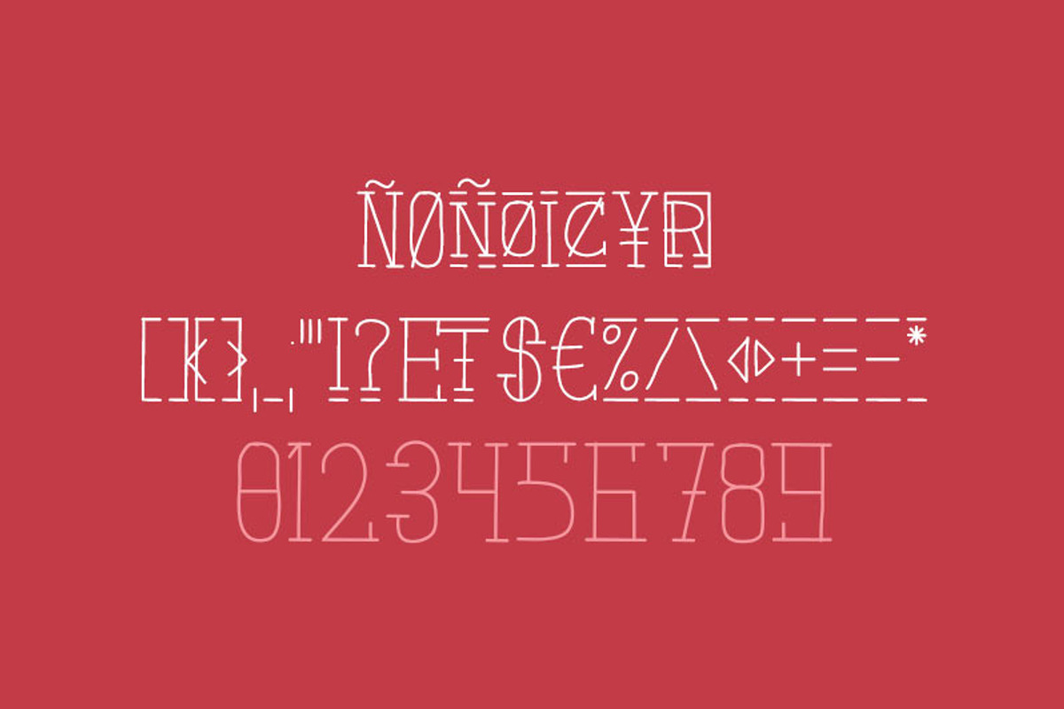 Zombie Sunrise font + patterns preview 8