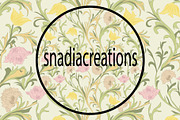 Art Nouveau Botanical Garden, a Pattern Graphic by snadiacreations (Thumbnail 4 of 7)