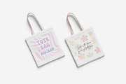 Canvas Tote Bag Mockup, a Product Mockup by MrLetters (Thumbnail 5 of 5)
