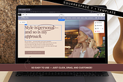 Stylist Squarespace Website Template, a Squarespace Template by Design Alchemy Studio (Thumbnail 9 of 11)