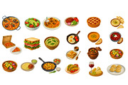 40 Watercolor Food Clipart, an Illustration by GeoWander (Thumbnail 3 of 5)