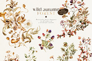 Wild autumn forest - watercolor fall, an Animal Illustration by Pamyatka Shop (Thumbnail 5 of 16)