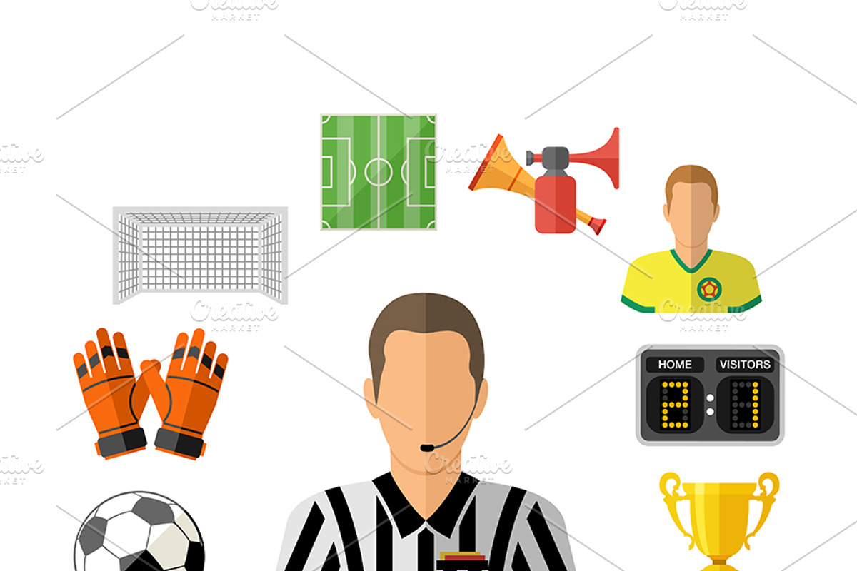 Soccer Themes, a Sport Illustration by TAlex (Photo 5 of 7)