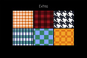 Check Pattern Brushes for Procreate, a Brush Add-On by Gaëlle Lalonde (Thumbnail 8 of 21)