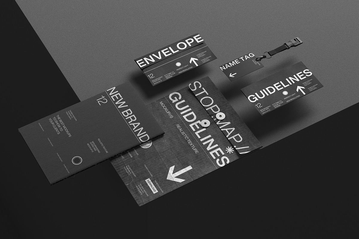Modern Stationery Branding Mockup, an Advertising Mockup by East Gallery (Photo 10 of 15)