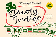 Dusty Indigo Handwritten Script Font, a Script Font by stylishtype.co (Thumbnail 1 of 15)