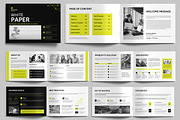 Landscape White Paper Design, a Brochure Template by MightyDesign (Thumbnail 1 of 9)