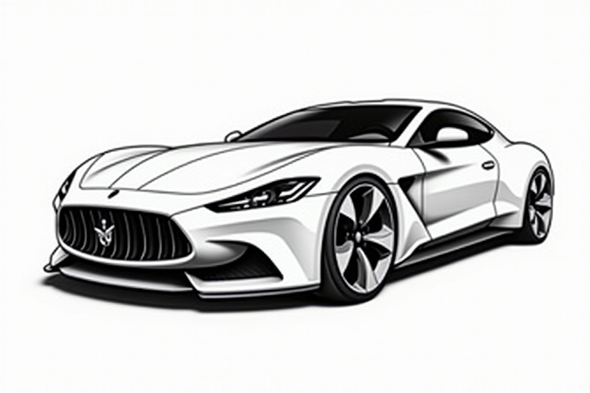 Modern Sports Car Vector Art Set, an Illustration by BIPLOB EXPERT (Photo 4 of 7)