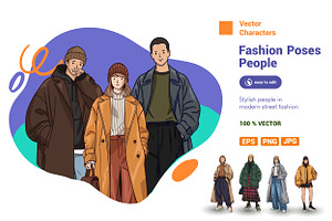 Modern Street Fashion Characters, an Illustration by OtpirusGraphic
