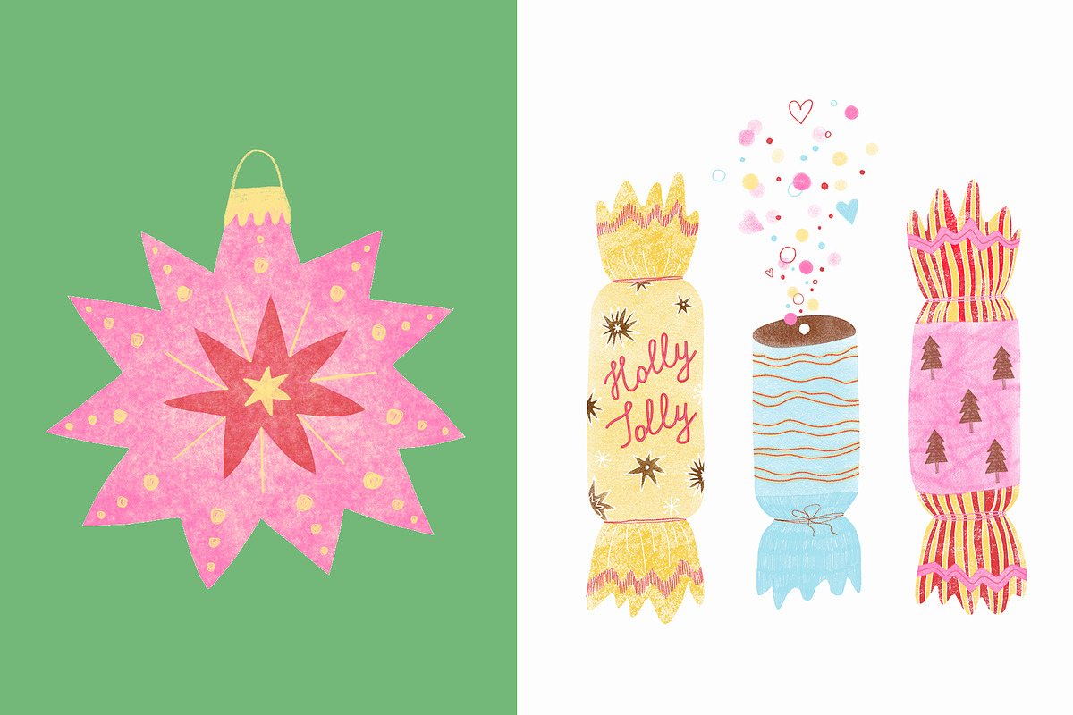 Christmas Festive Gang, a Seasonal Illustration by Annakniaz (Photo 11 of 15)