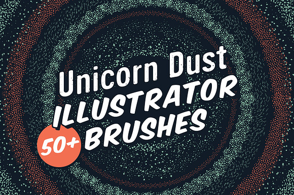 Unicorn Dust Illustrator Brushes preview 7