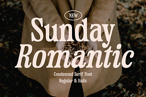 Sunday Romantic - Condensed Serif, a Serif Font by Letterhend Studio