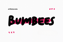 Bumbees Handwritten Font