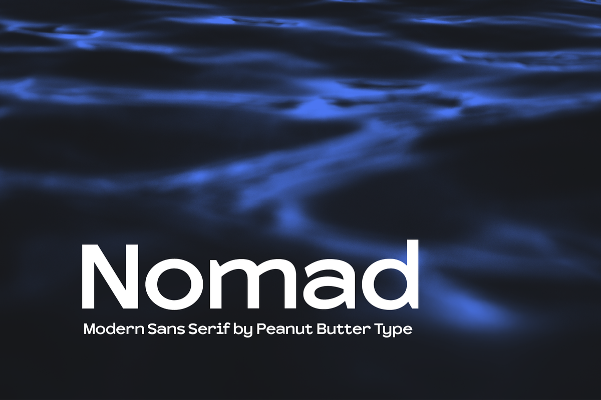 Nomad Modern Sans Serif, a Font by PeanutButter Type (Photo 8 of 8)
